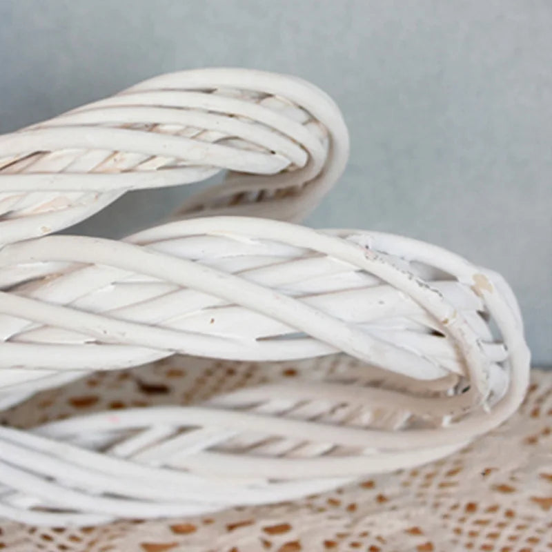 Rattan Wreath Ring Diy Christmas Tree Decor