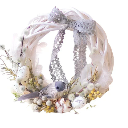 Rattan Wreath Ring Diy Christmas Tree Decor