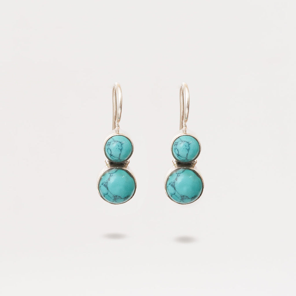 Cute Hydro Turquoise Earrings
