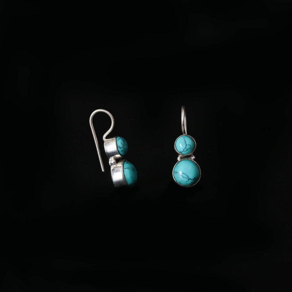 Cute Hydro Turquoise Earrings