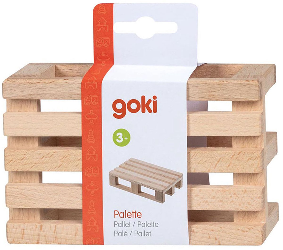 Goki wooden doll furniture pallet