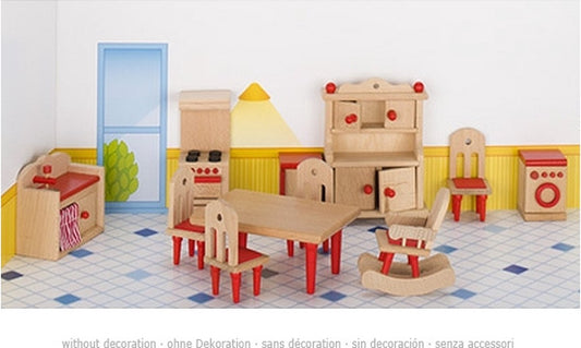 Goki dollhouse furniture kitchen