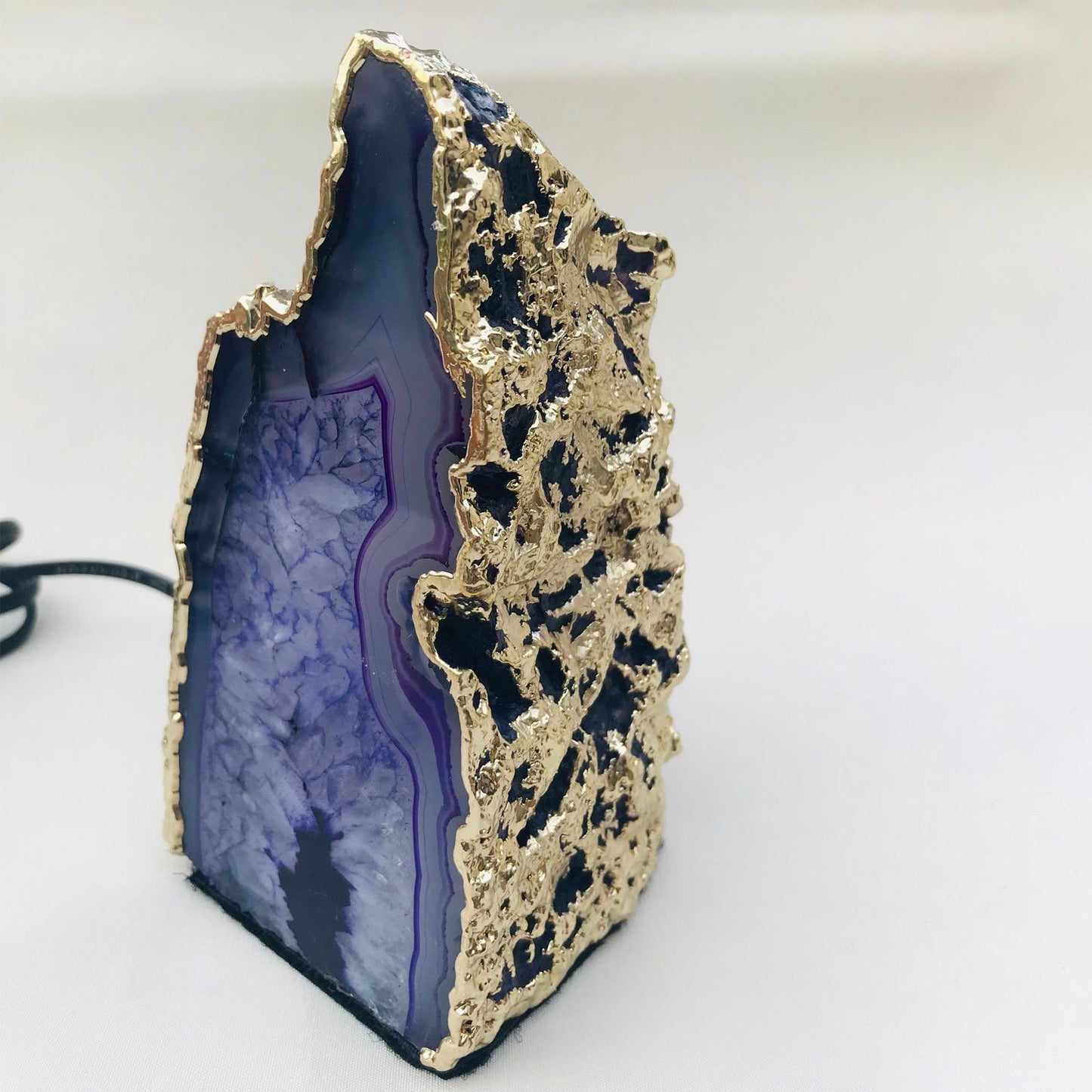 Blue Agate/Gemstone/Lamp/Desk/Night Light