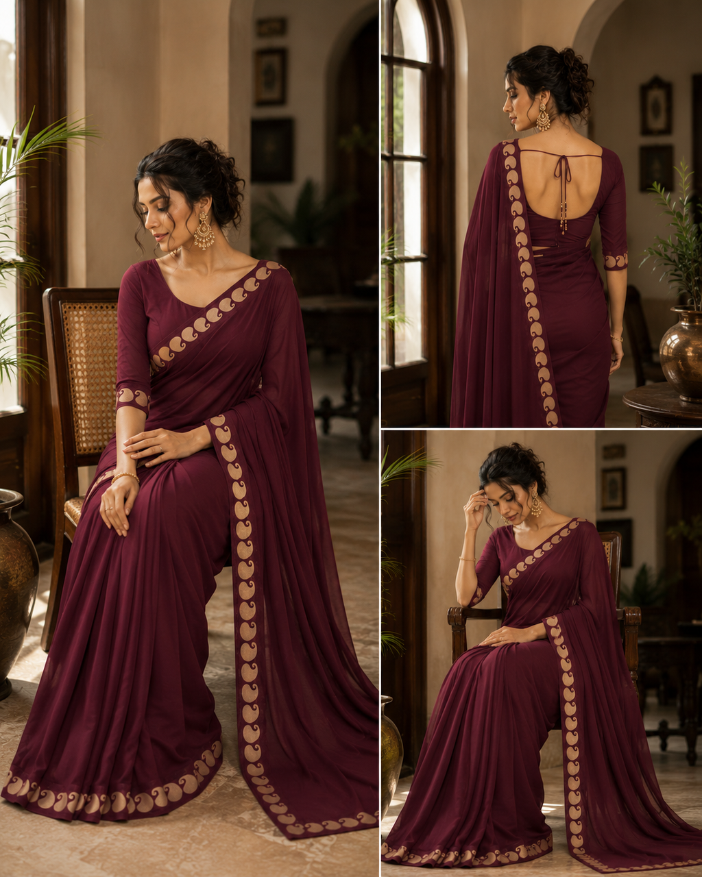 Niharika Viscose Georgette Saree