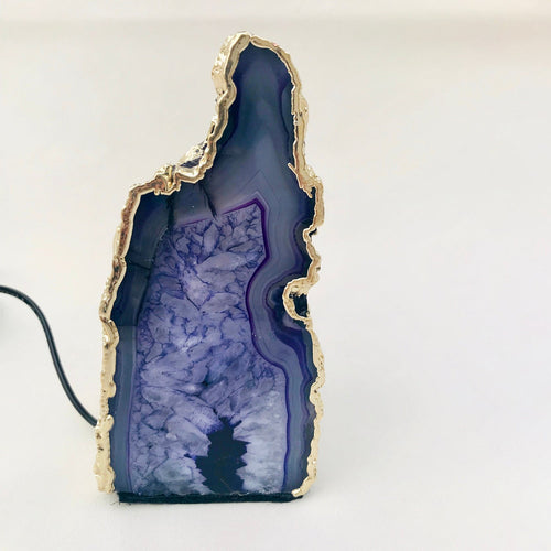 Blue Agate/Gemstone/Lamp/Desk/Night Light