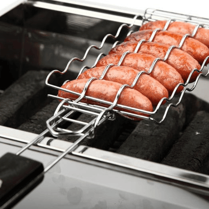 Sausage Grilling Basket Metal Mesh Rack for BBQ