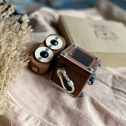 Wooden Robot Toy Deformable Robot Wooden Ornaments Crafts