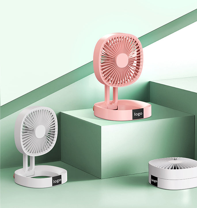 New USB Fan Outdoor Mini Portable Handheld Fan Charging Silent Handheld Folding Fan