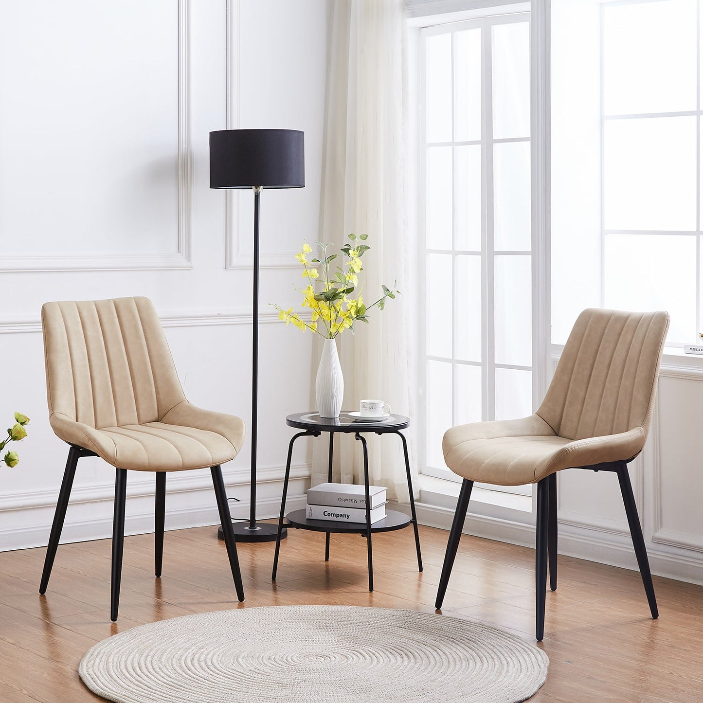 Clair Faux Leather Dining Chairs