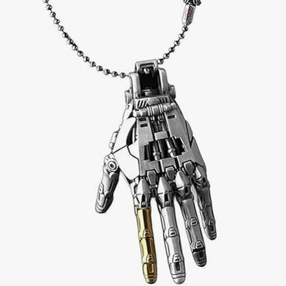 5cm Movable Robot Hand Collectible - Adjustable Mechanical Bionic Hand Charm, Pendant, Ornament for Men, Display Gift