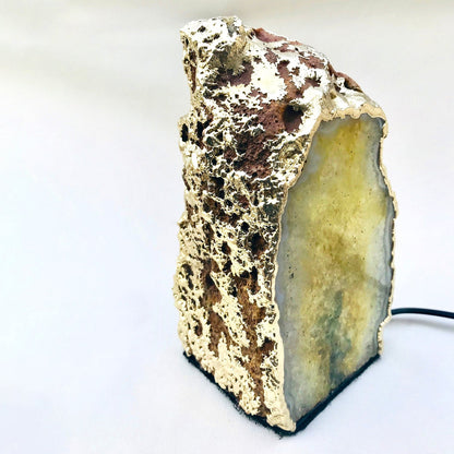 Yellow Agate/Gemstone/Lamp/Desk/Night Light