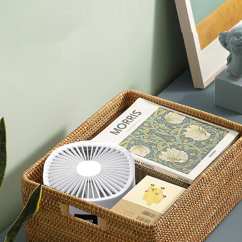 New USB Fan Outdoor Mini Portable Handheld Fan Charging Silent Handheld Folding Fan