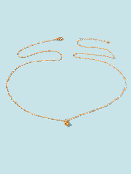 Sexy Belly Chain Gold Beach Bikini Body Chain Metal Bead Women Waist Chain Gift