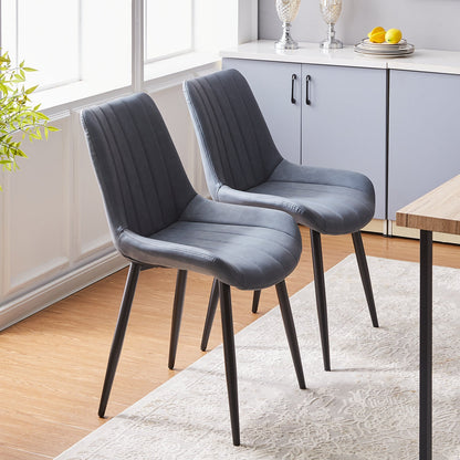 Clair Faux Leather Dining Chairs