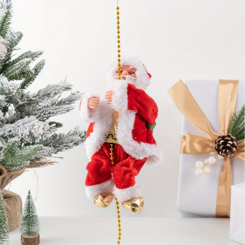 Climbing Rope Santa Hanging Christmas Decoration