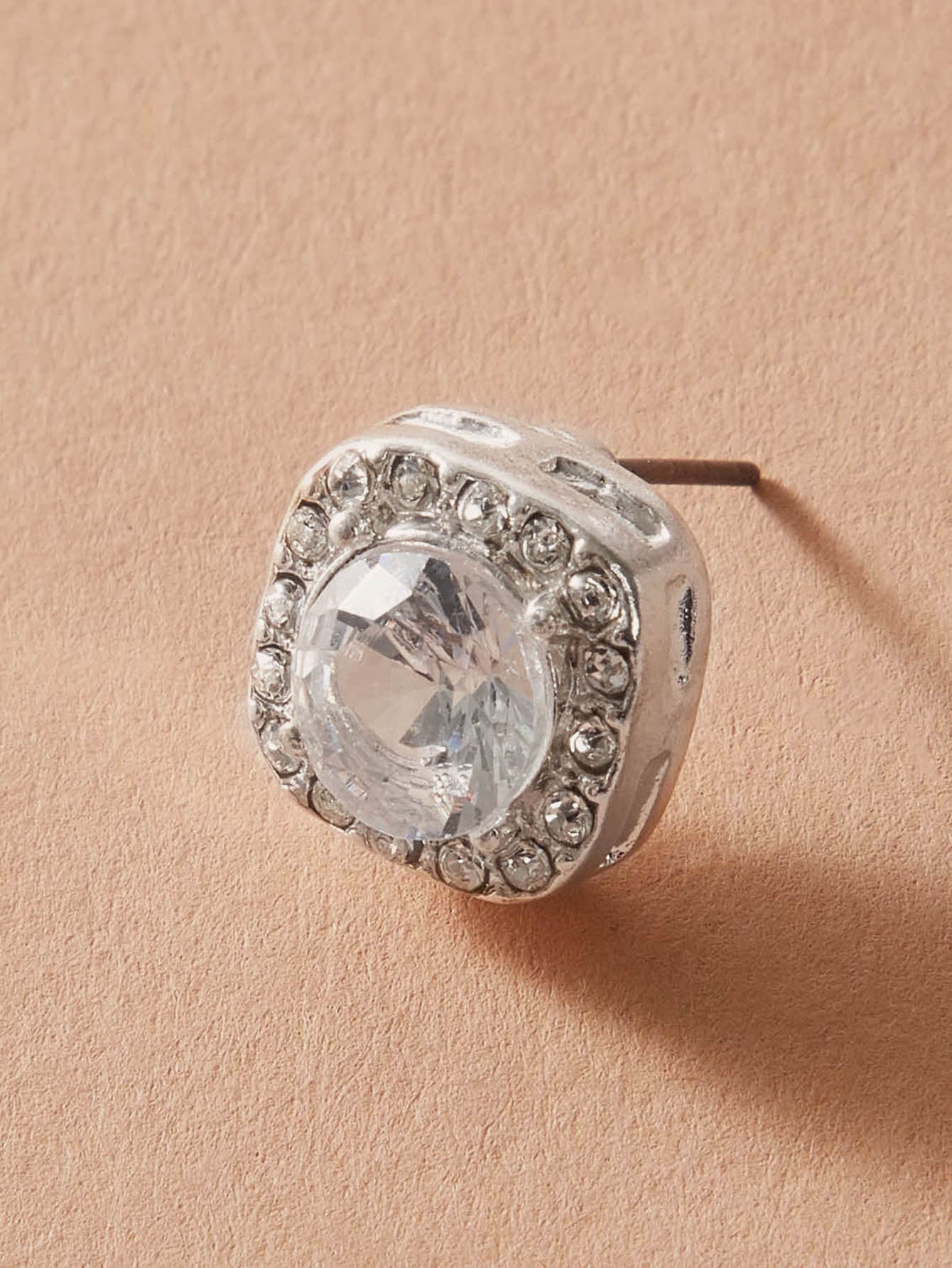 3 pairs Luxury Cubic Zirconia Round Square Stud Earrings Wedding Engagement Gift