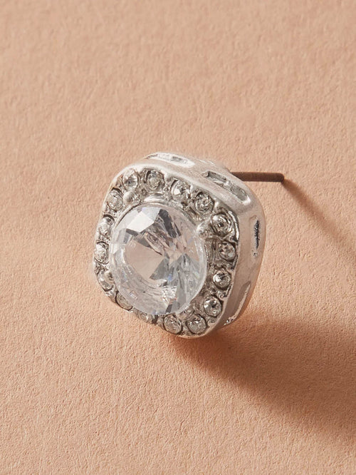 3 pairs Luxury Cubic Zirconia Round Square Stud Earrings Wedding Engagement Gift