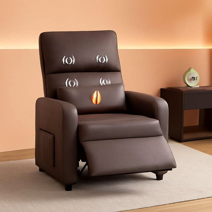 Power Recliner Chair With Heating Massage Tall Back