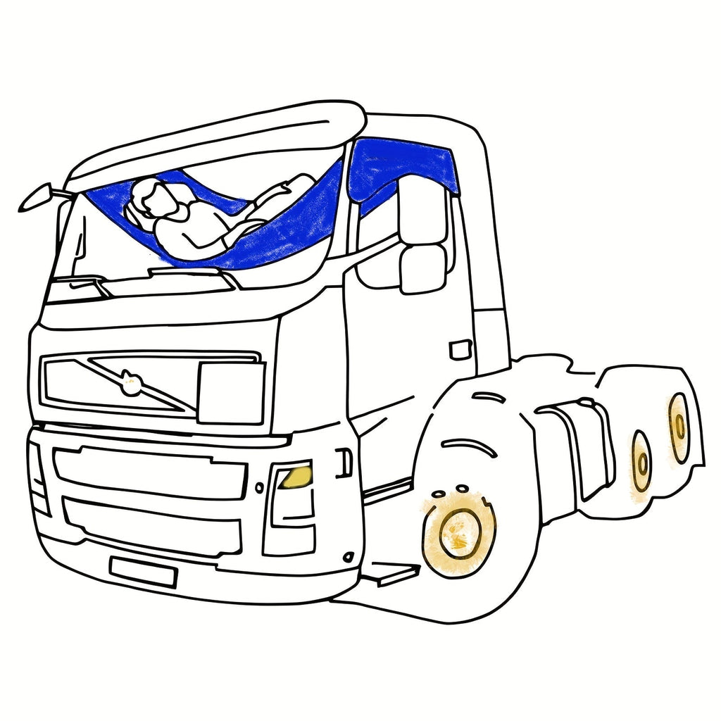 Nylon Truck Hammock Sleeping Solution