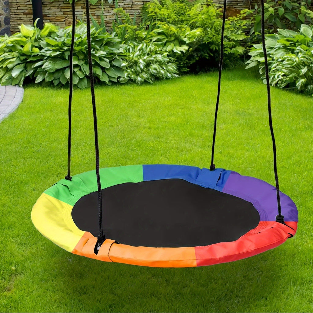 Rainbow Canopy Hammock Outdoor Swing