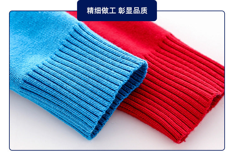 Children's Sweater Robot Boy Round Neck Pullover Sweater Foreign Trade Children's Clothing