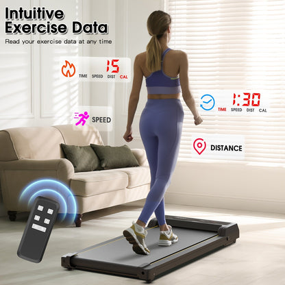 Under Desk Walking Pad - Home Gym Office Fitness Equipment(Black)