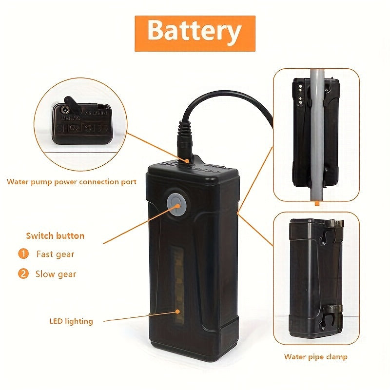 Portable Electric Shower with Battery