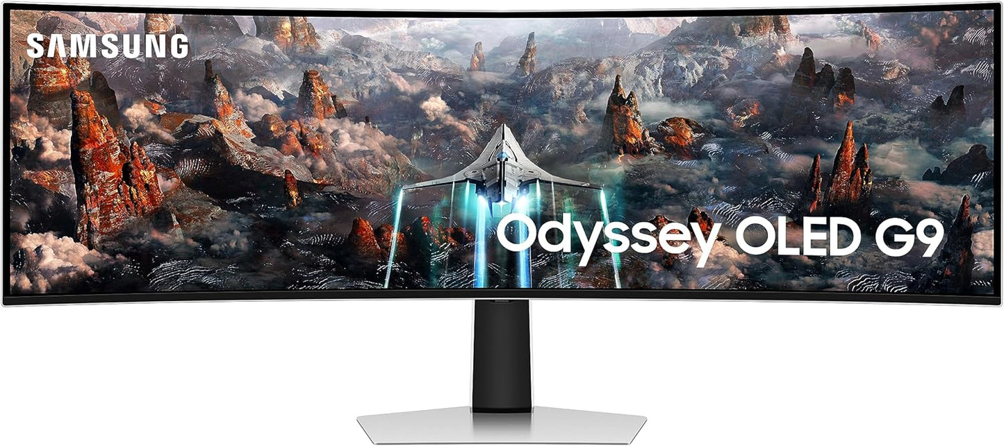 Samsung Odyssey OLED (G93SD) 49" 1440p HDR 240 Hz Curved Ultrawide Gaming Monitor
