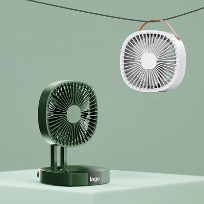 New USB Fan Outdoor Mini Portable Handheld Fan Charging Silent Handheld Folding Fan