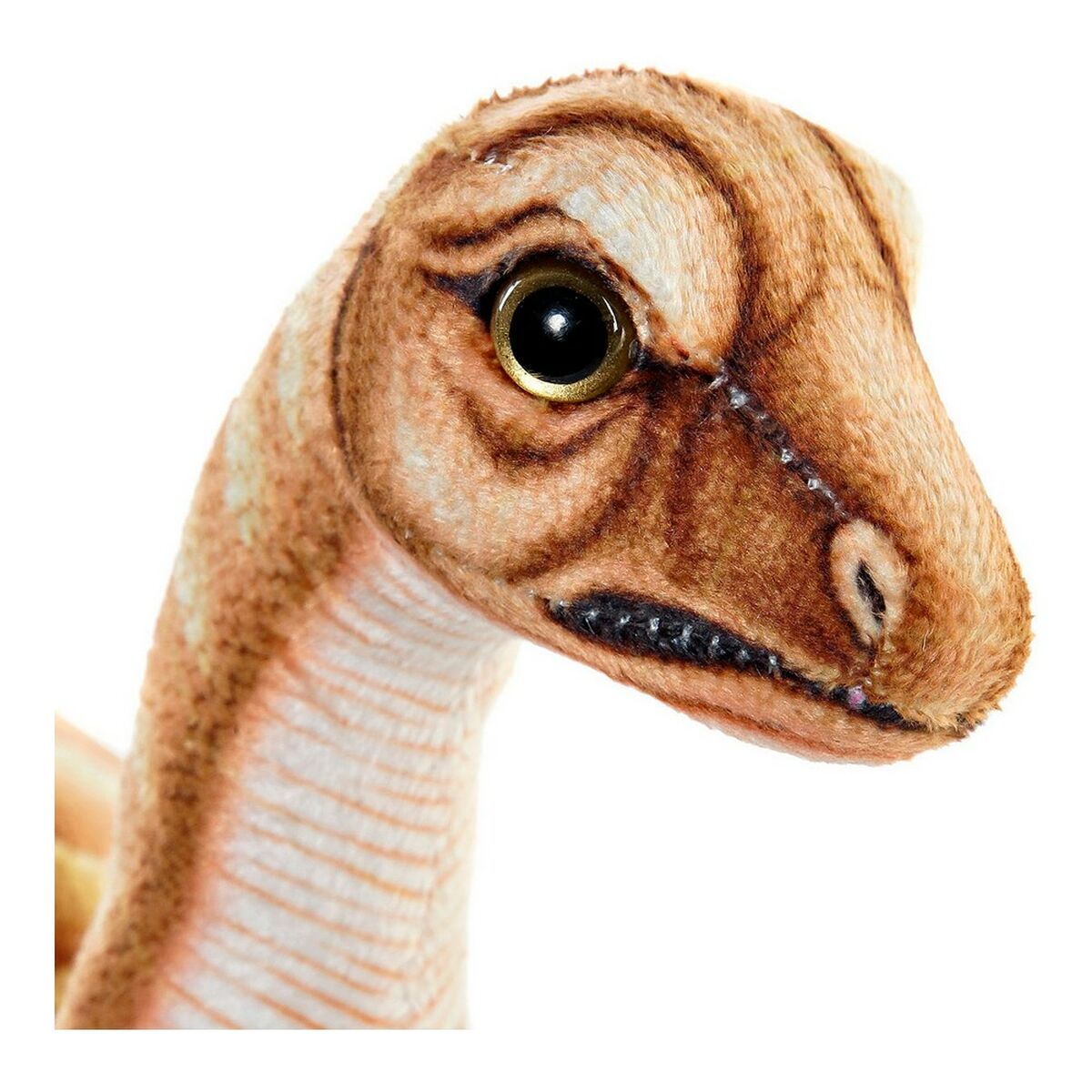 Fluffy toy DKD Home Decor Brown Aluminium Children's Dinosaur