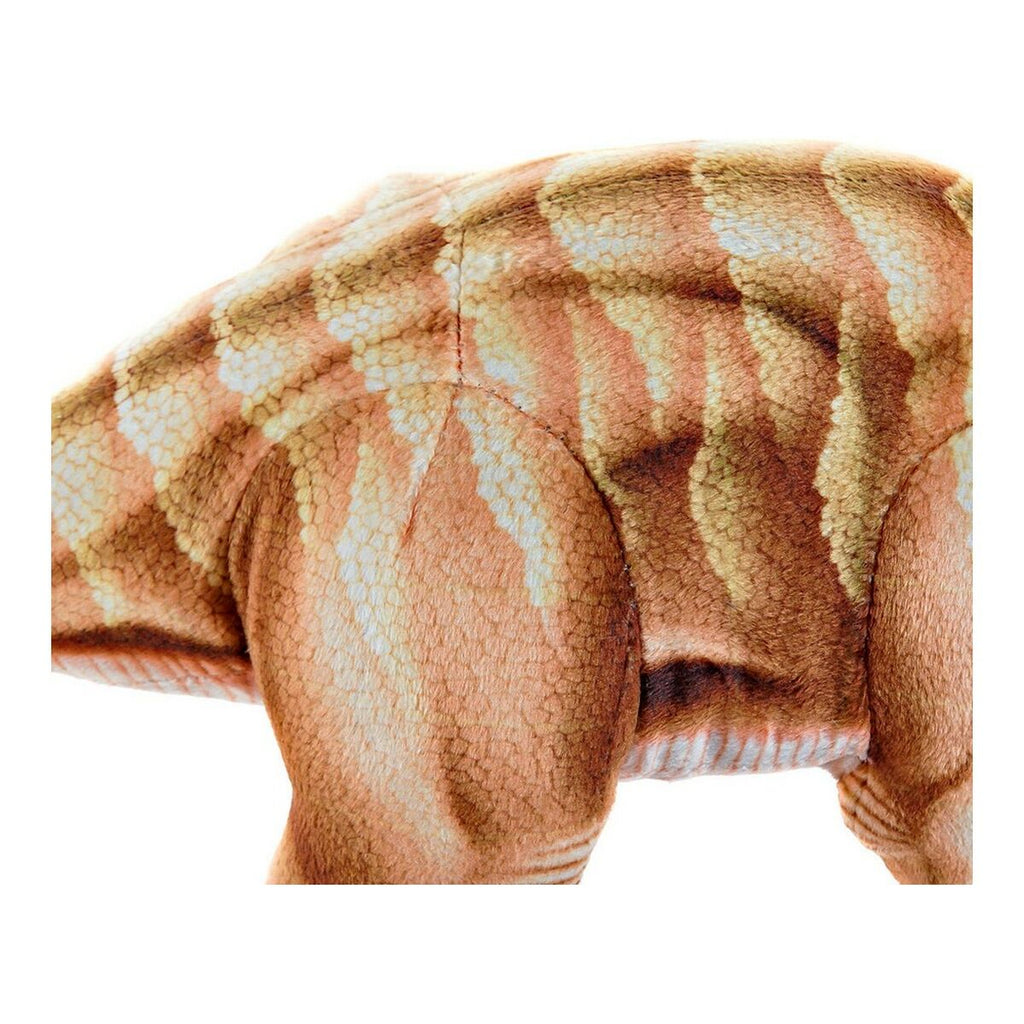 Fluffy toy DKD Home Decor Brown Aluminium Children's Dinosaur