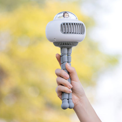 New F37 Stroller Fan Student Dormitory Mute USB Desktop Octopus Children Hand-Held Small Charging Fan