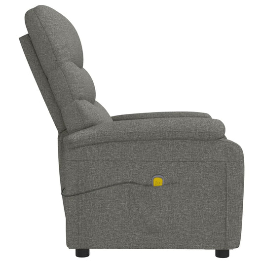 NNEVL Massage Chair Dark Grey Fabric