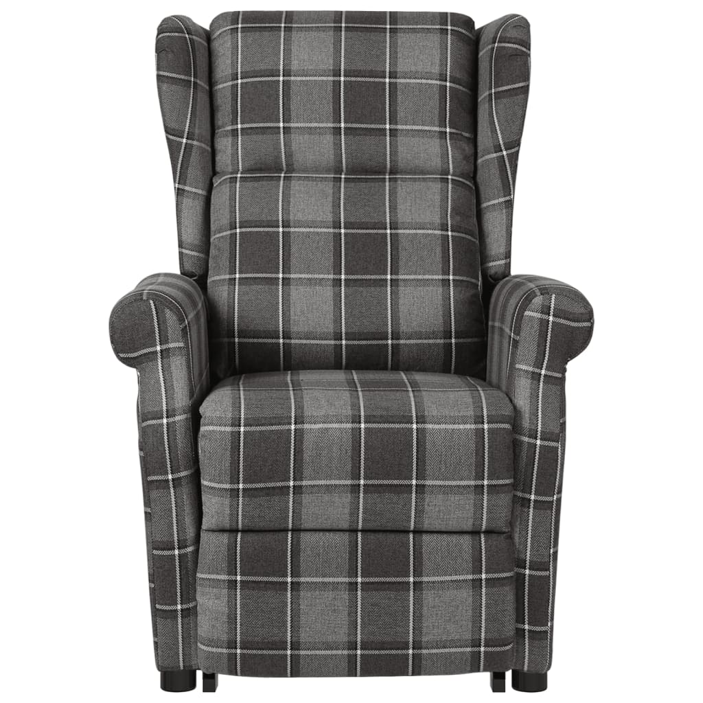 NNEVL Massage Stand-up Reclining Chair Grey Fabric