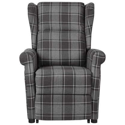NNEVL Massage Stand-up Reclining Chair Grey Fabric