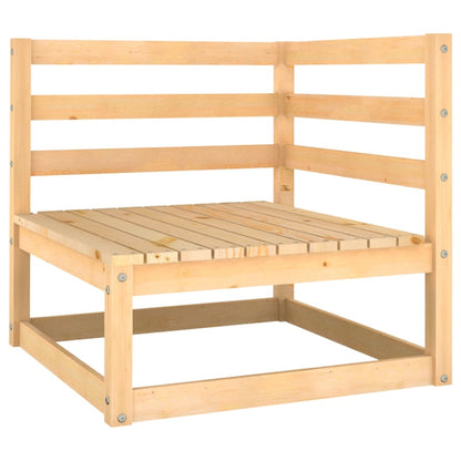 NNEVL 10 Piece Garden Lounge Set Solid Pinewood