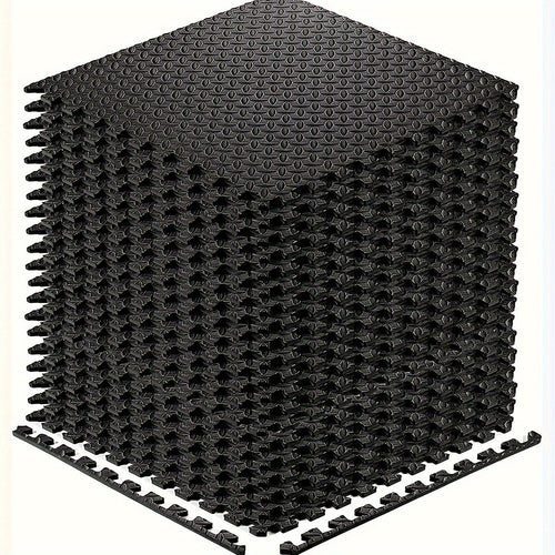 Interlocking Black EVA Fitness Mats Set (20pcs)