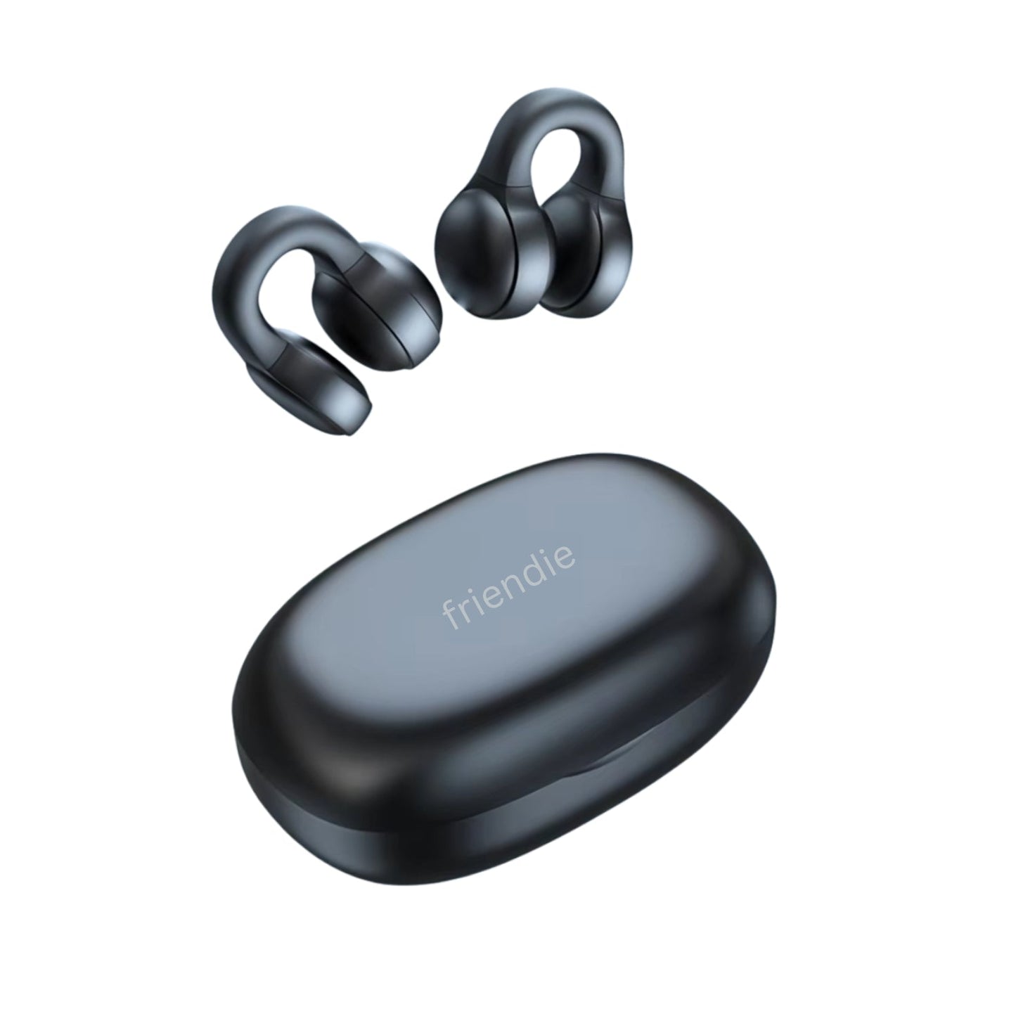 AIR Active 3.0 Matte Black Sport Earbuds (Open Ear True Wireless Headphones)