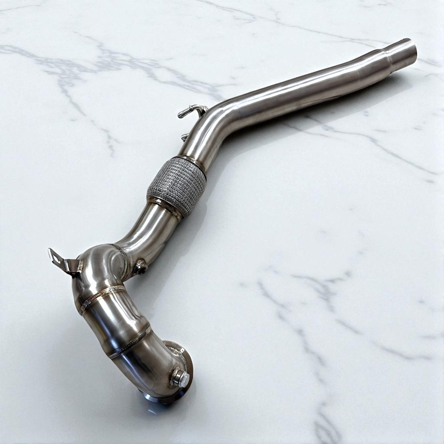 VW Golf MK7 & GTI Race Downpipe - 2.0T 1.4T FWD (Catless & Catted)