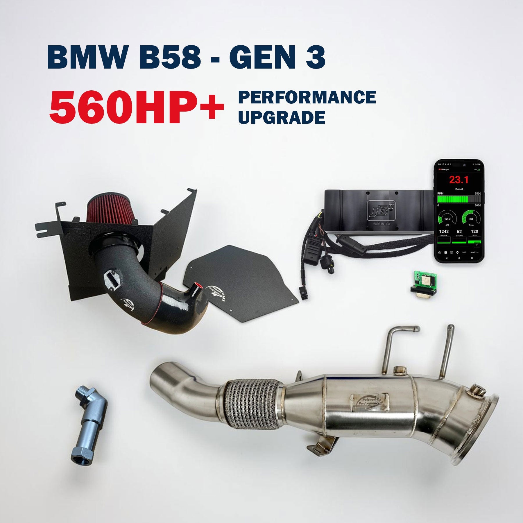 560HP Performance Upgrade For BMW B58 - M340i, M440i, M240i, 540i, 840i, M140i, 340i, 440i