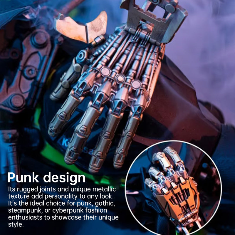 5cm Movable Robot Hand Collectible - Adjustable Mechanical Bionic Hand Charm, Pendant, Ornament for Men, Display Gift
