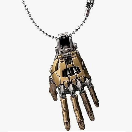 5cm Movable Robot Hand Collectible - Adjustable Mechanical Bionic Hand Charm, Pendant, Ornament for Men, Display Gift