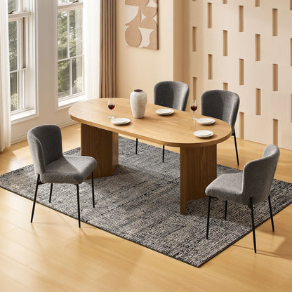 Celeste Boucle Dining Chair