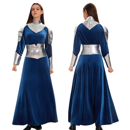 Halloween COS Robot Astronaut Space Suit Blue Robot Space Sailor Suit Astronaut