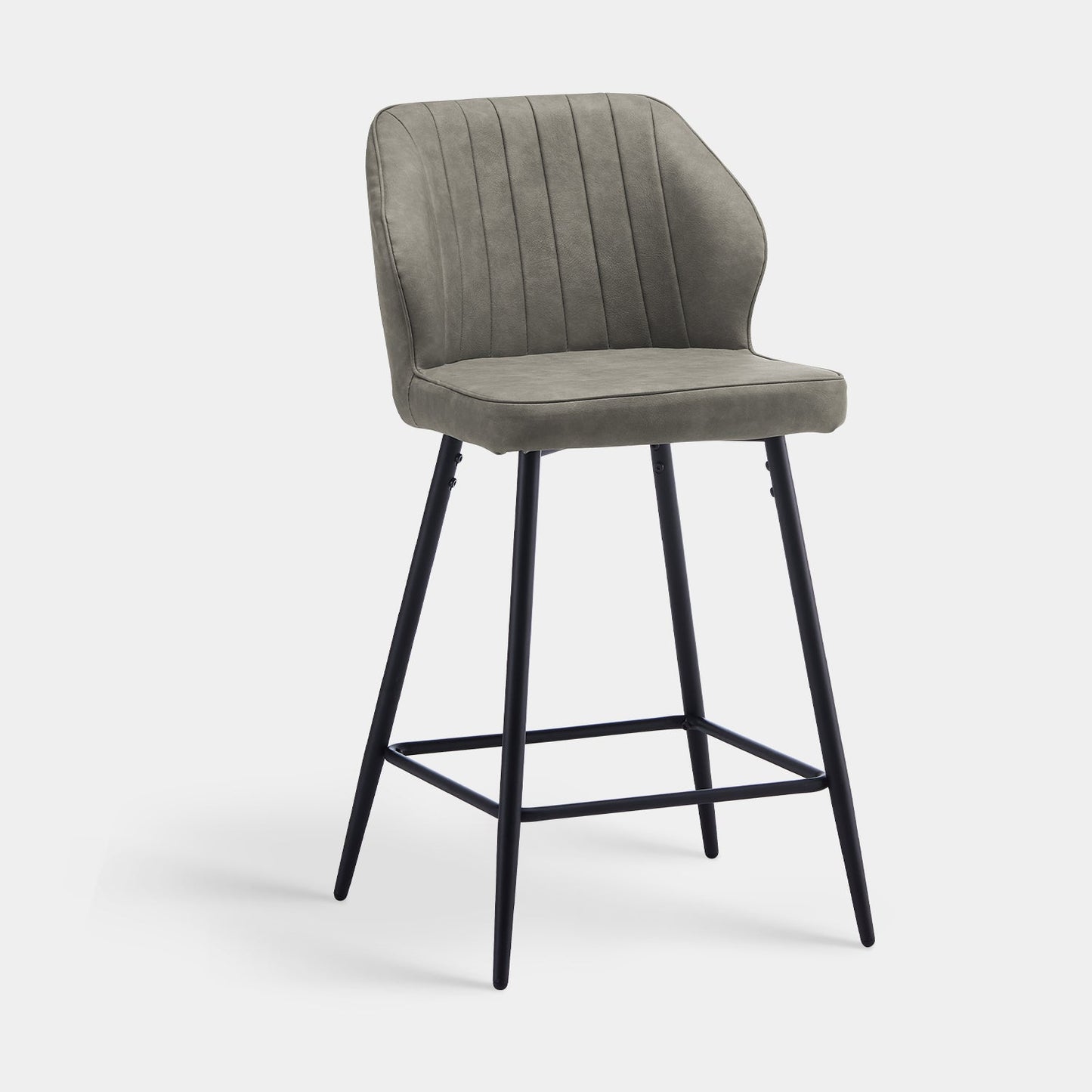 Danforth Faux Leather Bar Stool [65cm] [Set of 2]