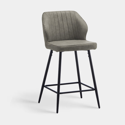 Danforth Faux Leather Bar Stool [65cm] [Set of 2]