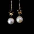 Lotus Pearl Earrings