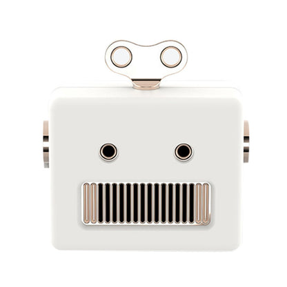 Portable Retro Robot Shape Bluetooth Speaker Cartoon Mini Outdoor Wireless Speaker HIFI Bass Column Loudspeaker With Microphone