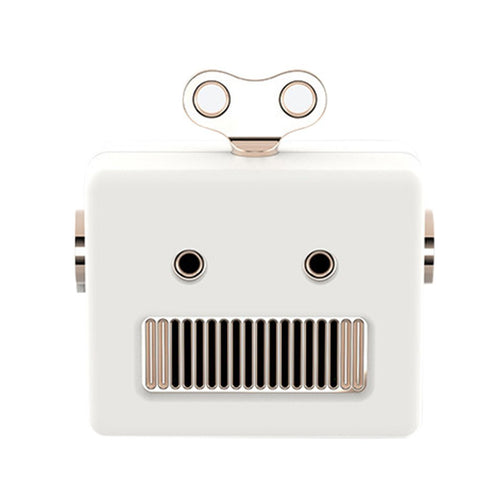 Portable Retro Robot Shape Bluetooth Speaker Cartoon Mini Outdoor Wireless Speaker HIFI Bass Column Loudspeaker With Microphone