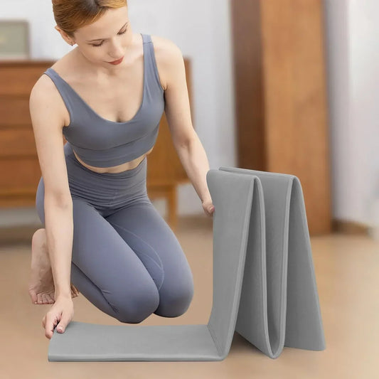 Foldable TPE Yoga Mat with Travel Bag